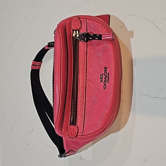 Coach Belt Bag, Solid Dusty Pink Leather - Picture 1 of 5